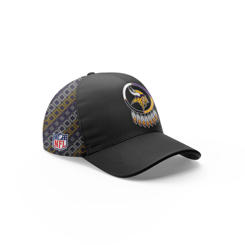 Women’s Nike Minnesota Vikings NFL 2024 Native AmeriQNn Heritage Month Premium Limited Pullover Hoodie - Image 6