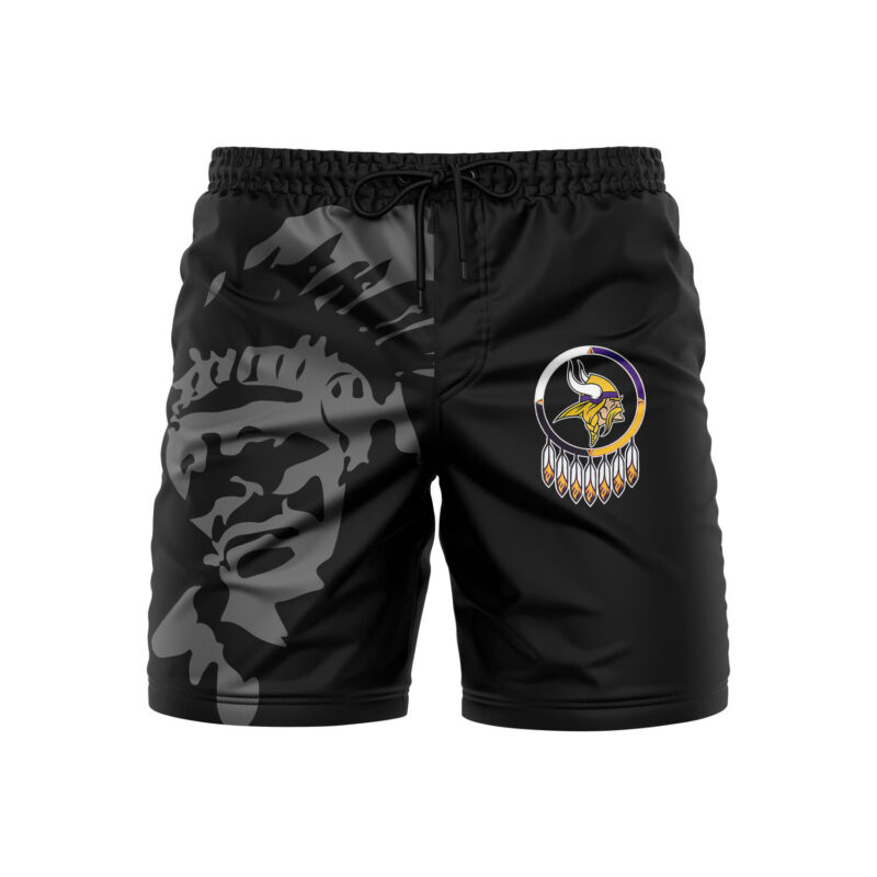 Minnesota Vikings NFL 2024 Native AmeriQNn Heritage Month Premium Limited Shorts