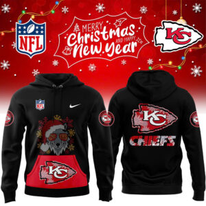Kansas City Chiefs Christmas 2024 Hoodie x Bobble Hat