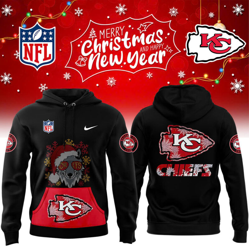 Kansas City Chiefs Christmas 2024 Hoodie x Bobble Hat