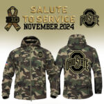 Ohio State Buckeyes 2024 Salute to Service Camouflage Assault Jacket
