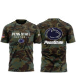 Penn State Football Nike Arctic Camo 2024 Salute to Service Tee