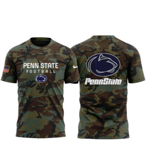 Penn State Football Nike Arctic Camo 2024 Salute to Service Tee