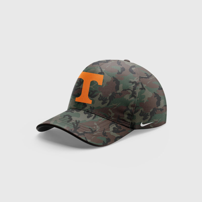 Limited Tennessee Football Nike Camo 2024 Salute to Service Club Fleece Pullover Wind Jacket - Image 3