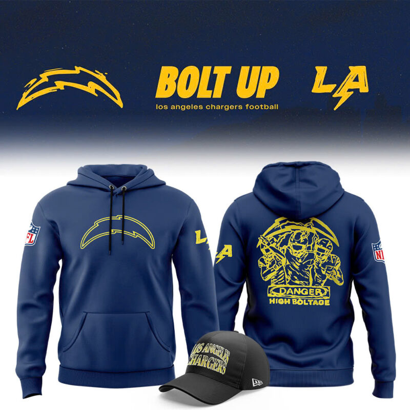 Los Angeles Chargers "DANGER HIGH BOLTAGE" Hoodie