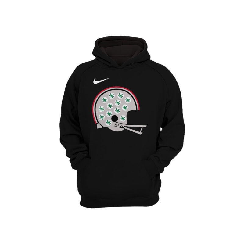 Men's Ohio State Buckeyes Nike Fleece Pullover Hoodie - Image 2