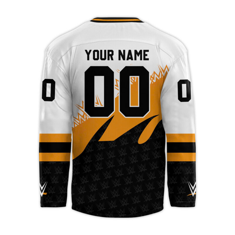Pittsburgh Penguins x 2024 WWE Night Premium Limited Custom Jersey - Image 3