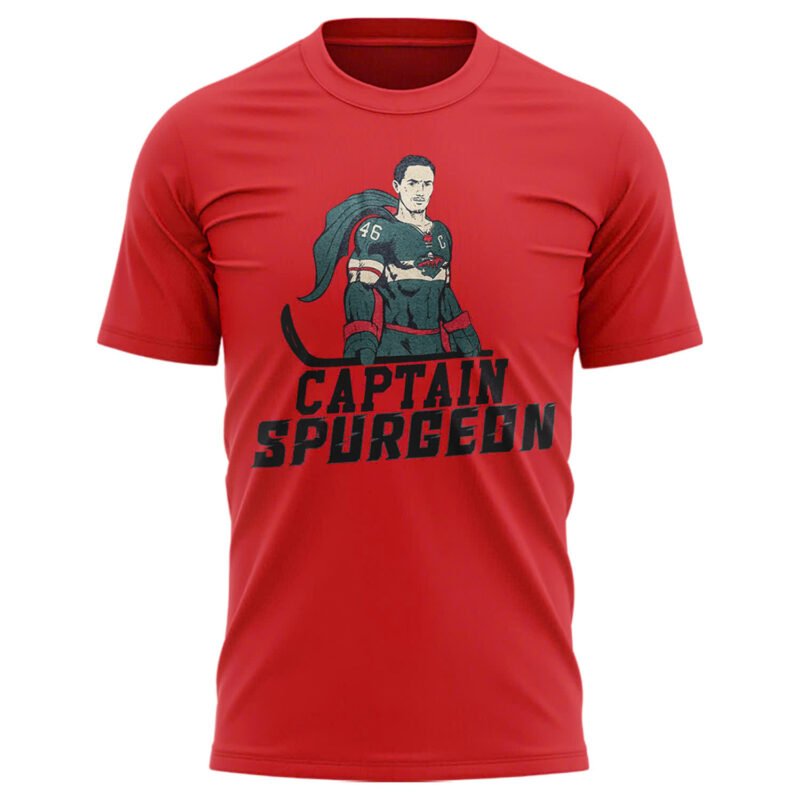 Minnesota Wild Captain Spurgeon Tee - Image 3