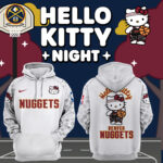 Women’s Nike Denver Nuggets x Hello Kitty Night 2024 Premium Limited Pullover Hoodie