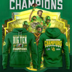 Oregon Ducks 2024 Big Ten Football Conference Champions Premium Edition Hoodie