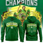 Men's Green Oregon Ducks 2024 Big Ten Football Conference Champions Hoodie
