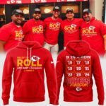 Men's Nike Red Kansas City Chiefs 2024 AFC West Division Champions Locker Room Trophy Collection Hoodie