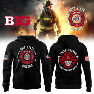 Men's Ohio State Buckeyes x Firefighter Appreciation Night Premium Limited Pullover Hoodie
