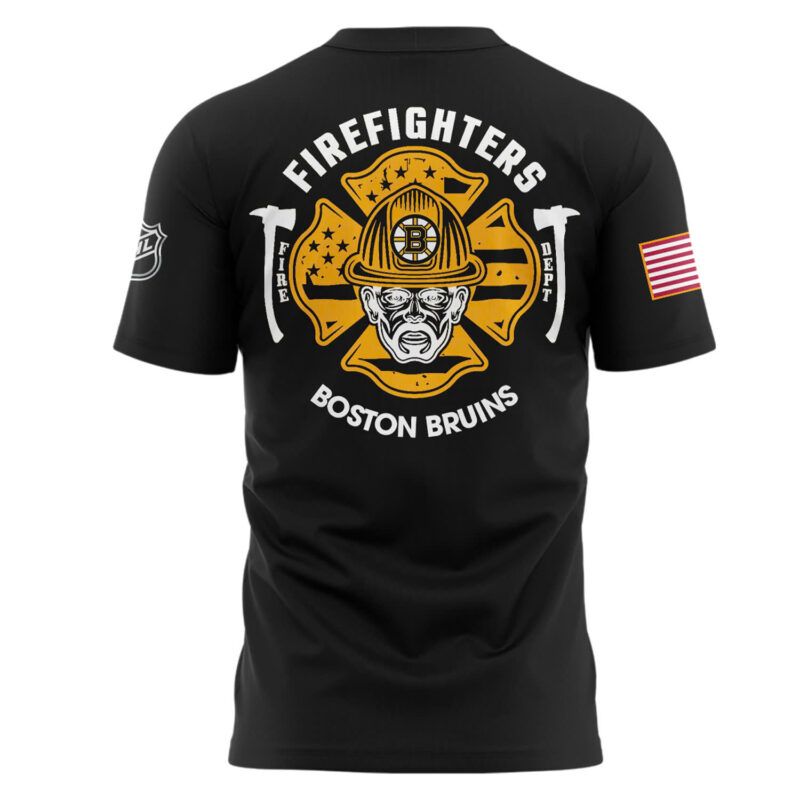 Boston Bruins x 2024 Firefighter Appreciation Night Premium Limited Tee - Image 3