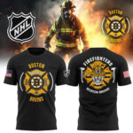 Boston Bruins x 2024 Firefighter Appreciation Night Premium Limited Tee