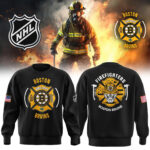 Boston Bruins x 2024 Firefighter Appreciation Night Premium Limited Sweatshirt