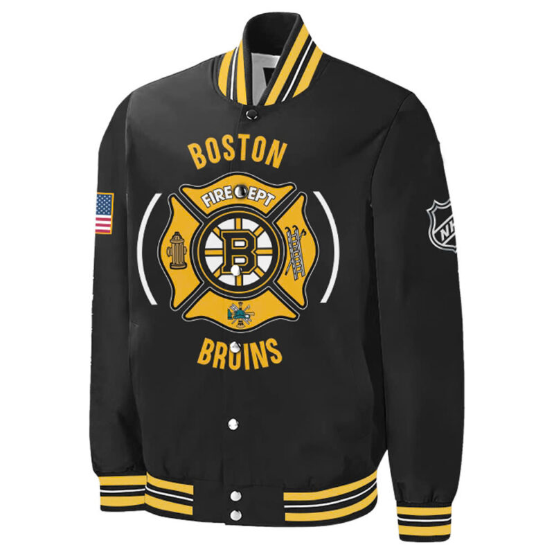 Boston Bruins x 2024 Firefighter Appreciation Night Premium Limited Jacket - Image 2