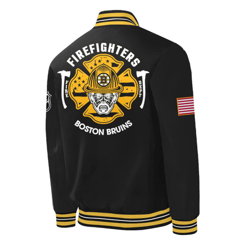 Boston Bruins x 2024 Firefighter Appreciation Night Premium Limited Jacket - Image 3