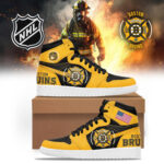 Boston Bruins x 2024 Military Appreciation Nigh Premium Limited Shoes