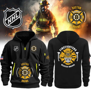 Boston Bruins x 2024 Firefighter Appreciation Night Premium Limited Hoodie