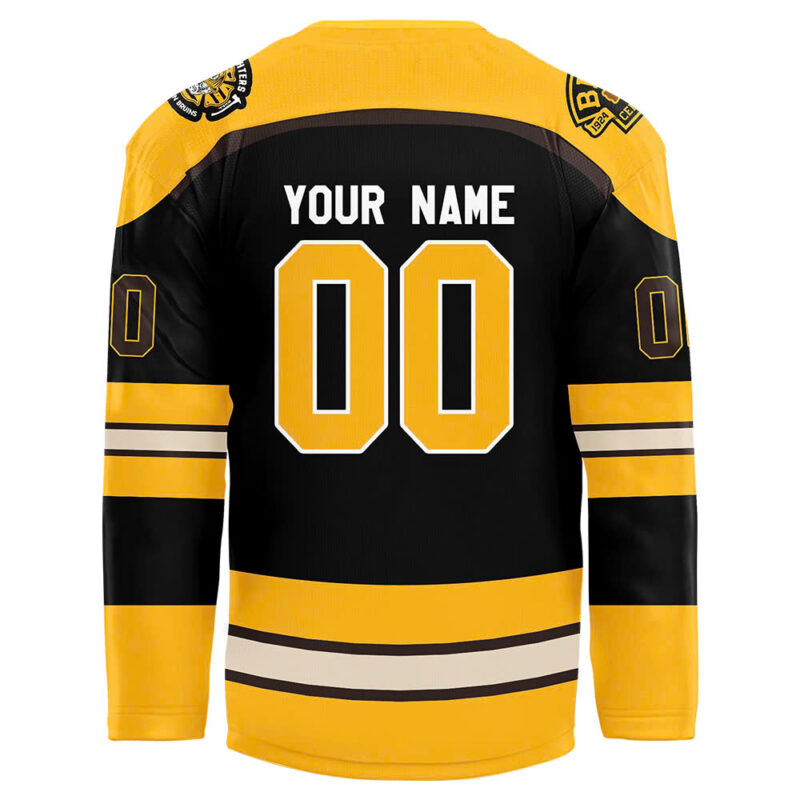 Boston Bruins x 2024 Firefighter Appreciation Night Premium Limited Personalized Jersey - Image 3