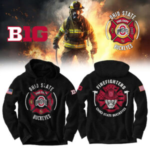 Ohio State Buckeyes x 2024 Firefighter Appreciation Night Premium Limited Waffle Hoodie
