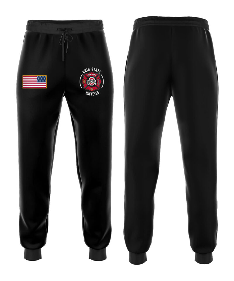 Ohio State Buckeyes x 2024 Firefighter Appreciation Night Premium Limited Pullover Zip Hoodie - Image 4
