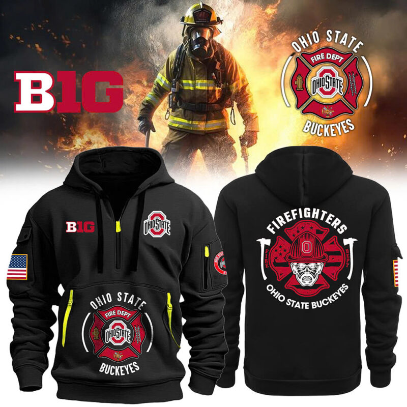 Ohio State Buckeyes x 2024 Firefighter Appreciation Night Premium Limited Hoodie