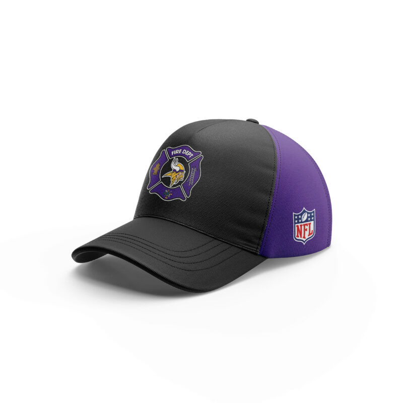Minnesota Vikings x 2024 Firefighter Appreciation Night Premium Limited Pullover Hoodie - Image 4