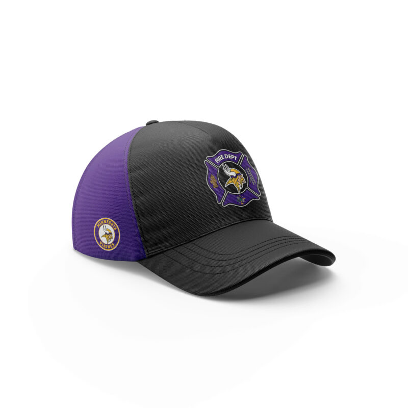 Minnesota Vikings x 2024 Firefighter Appreciation Night Premium Limited Pullover Hoodie - Image 5