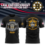 Boston Bruins 2024 Law Enforcement Appreciation Day Premium Limited Tee