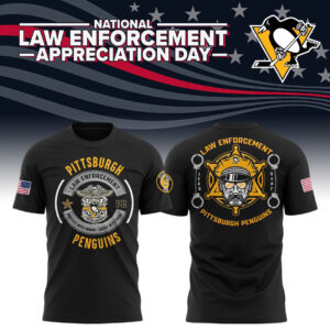 Pittsburgh Penguins 2024 Law Enforcement Appreciation Day Premium Limited Tee