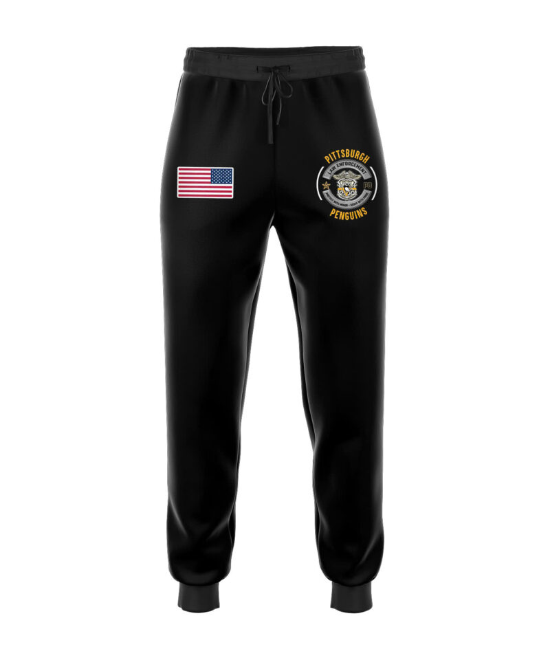 Pittsburgh Penguins 2024 Law Enforcement Appreciation Day Premium Limited Pullover Wind Jacket - Image 4