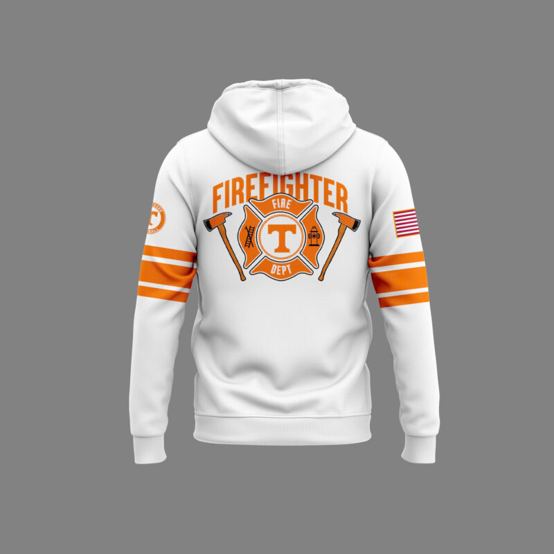 Tennessee Volunteers Football x 2024 Firefighter Appreciation Night Premium Limited Pullover Zip Hoodie - Image 3