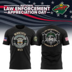 Minnesota Wild 2024 First Responders Law Enforcement Appreciation Day Premium Limited Tee