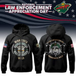 Minnesota Wild 2024 First Responders Law Enforcement Appreciation Day Premium Limited Pullover Wind Jacket