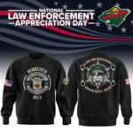 Minnesota Wild 2024 First Responders Law Enforcement Appreciation Day Premium Limited Sweatshirt