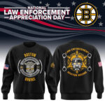 Boston Bruins 2024 First Responders Law Enforcement Appreciation Day Premium Limited Sweatshirt