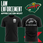 Minnesota Wild x 2025 Law Enforcement Appreciation Night Premium Limited Tee