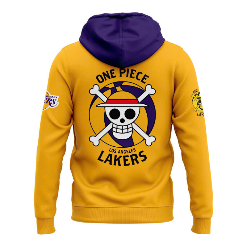 Limited_Los Angeles Lakers "One Piece Night" Hoodie - Image 3