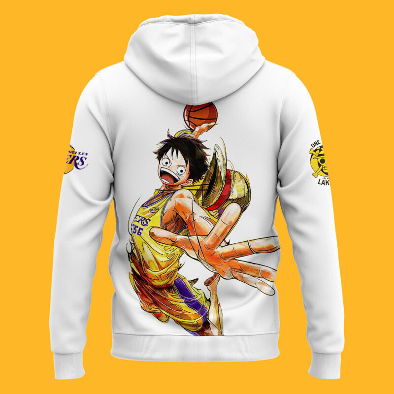 Limited_Los Angeles Lakers "One Piece Night" Hoodie - Image 3