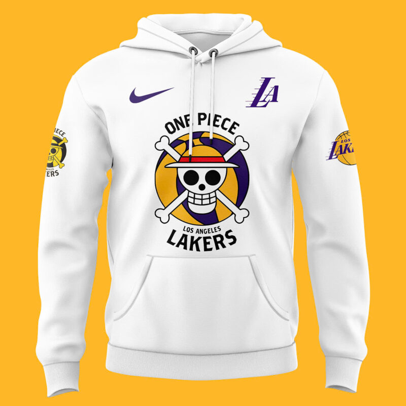 Limited_Los Angeles Lakers "One Piece Night" Hoodie - Image 2