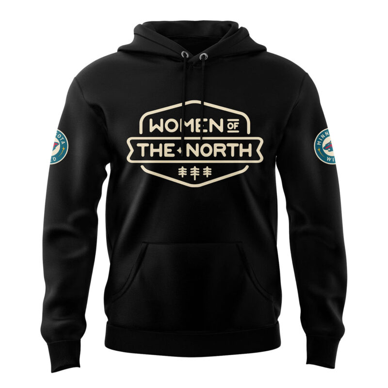 Minnesota Wild x 2025 Women of the North Night Premium Limited Pullover Hoodie - Image 2