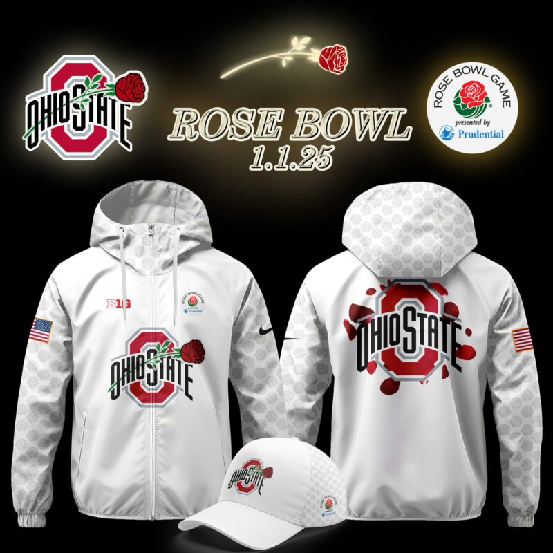 Ohio State Buckeyes Rose Bowl Game 2025 Hoodie