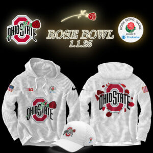 Ohio State Buckeyes Rose Bowl Game 2025 Hooded