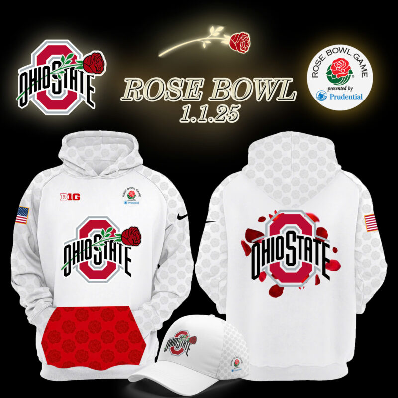 Women's Ohio State Buckeyes Rose Bowl Game 2025 Hoodie
