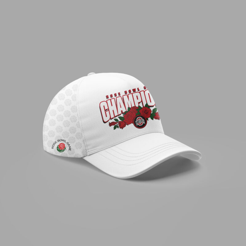 Ohio State Buckeyes College Football Playoff 2025 Rose Bowl Champions Cap - Image 2