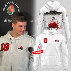 Men's Ohio State Buckeyes x 2024 Rose Bowl Champions Premium Limited Pullover Hoodie