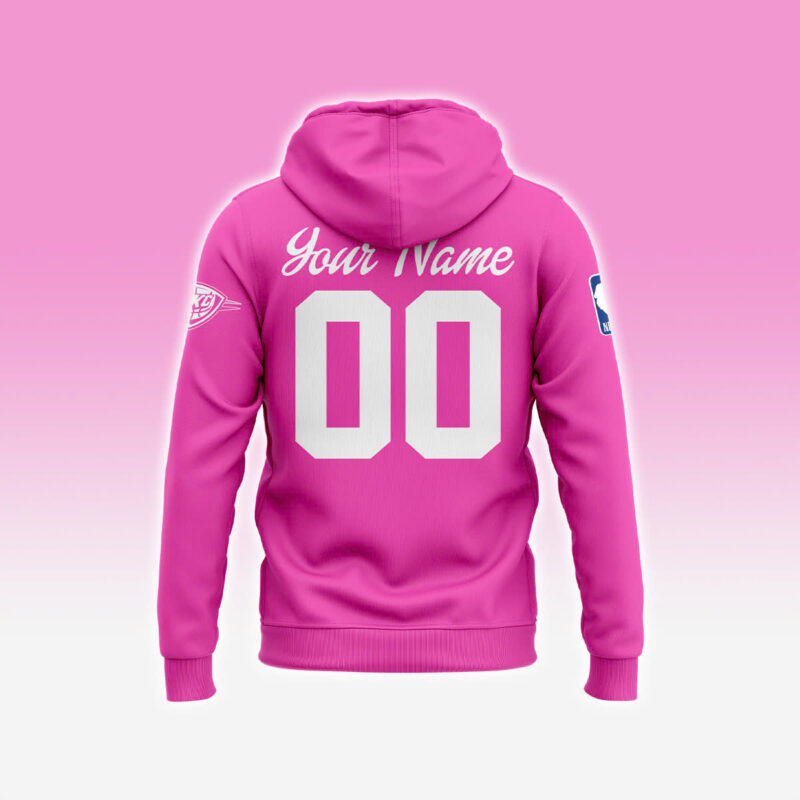 Special New Oklahoma City Thunder x Barbie Hoodie 2025 - Image 3