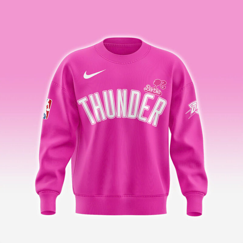 Special New Oklahoma City Thunder x Barbie Sweat 2025 - Image 2